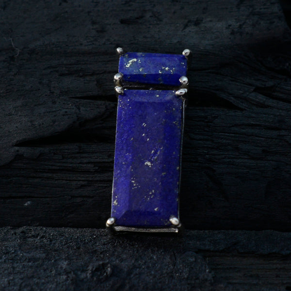 Lapis Lazuli Elegant Japanese 92.5 Silver Toi et Moi Emi propsel Blue Pendant Jewellery