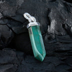 Malachite Tiny Turkish 925 Silver Solitaire Lourdes wedding Green Pendant Jewelry