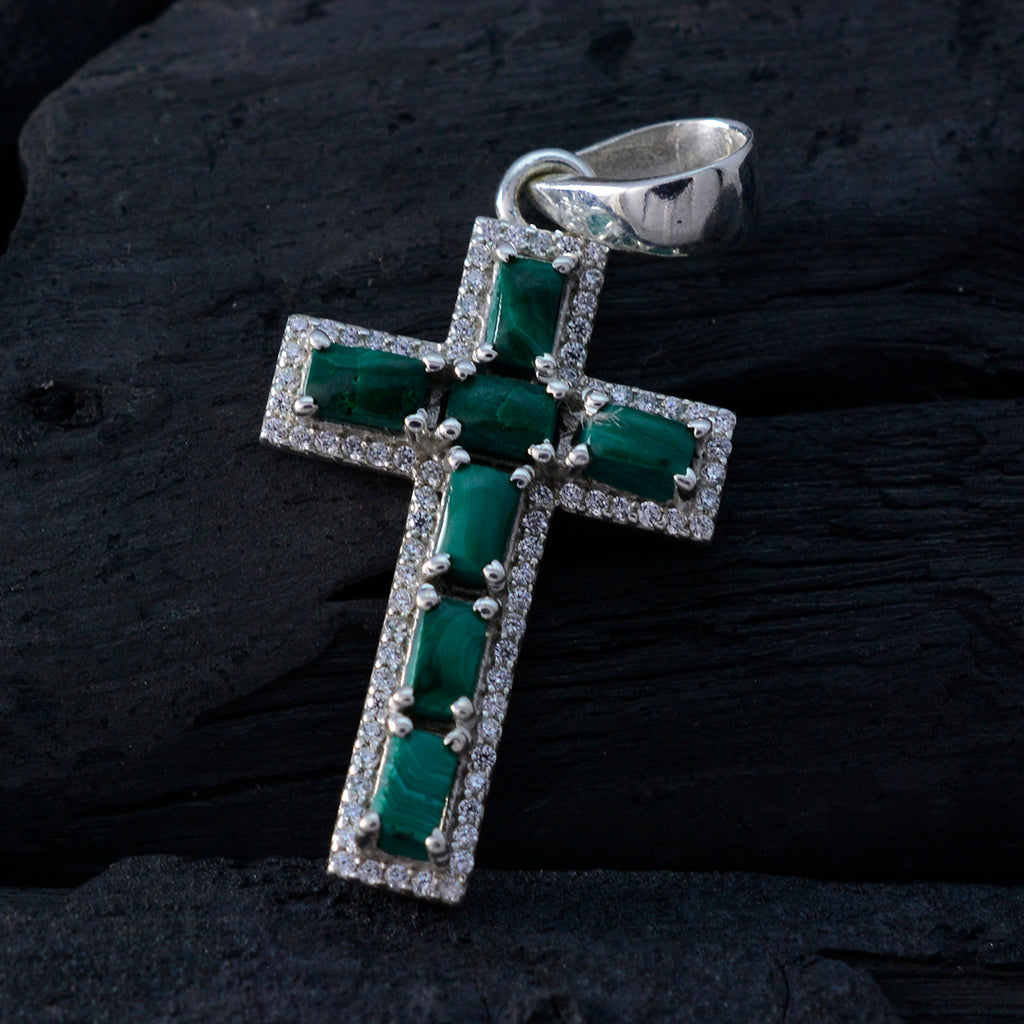 Malachite Whisper-thin African Silver multiple Katarina Cocktail Green Pendant Jewelry