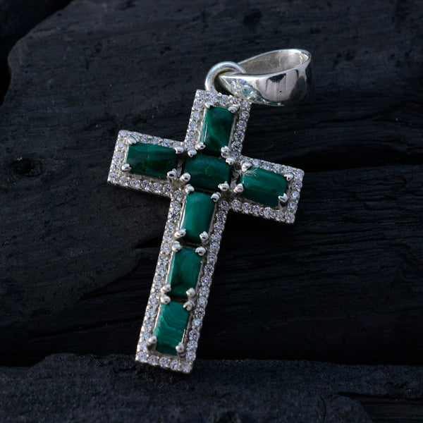 Malachite Whisper-thin African Silver multiple Katarina Cocktail Green Pendant Jewelry