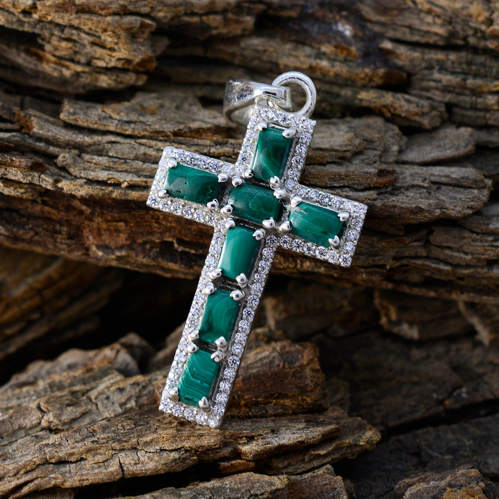 Malachite Whisper-thin African Silver multiple Katarina Cocktail Green Pendant Jewelry