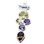 Pearl Chunky Mexican 925 Silver multiple White Pendant