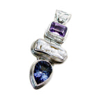 Mother of Pearl Chunky Latin American 92.5 Silver Trilogy Camilla Heritage White Pendant Jewellery