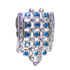 Multi Stone Statement American 925 Silver multiple multicolor Pendant