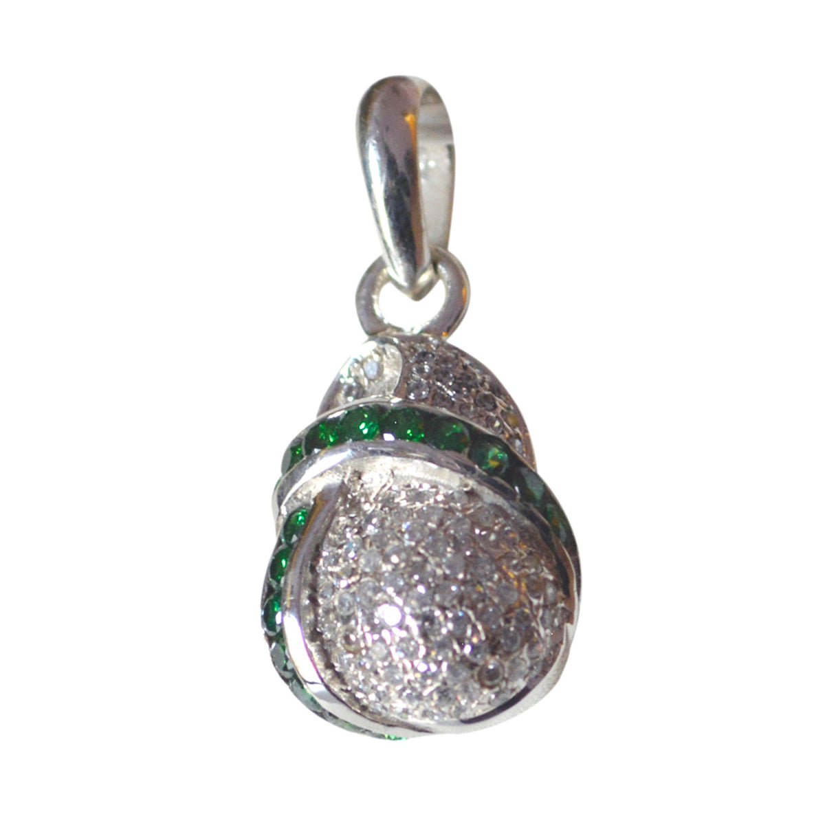 Multi Stone Whisper-thin Australian 92.5 Silver multiple multicolor Pendant