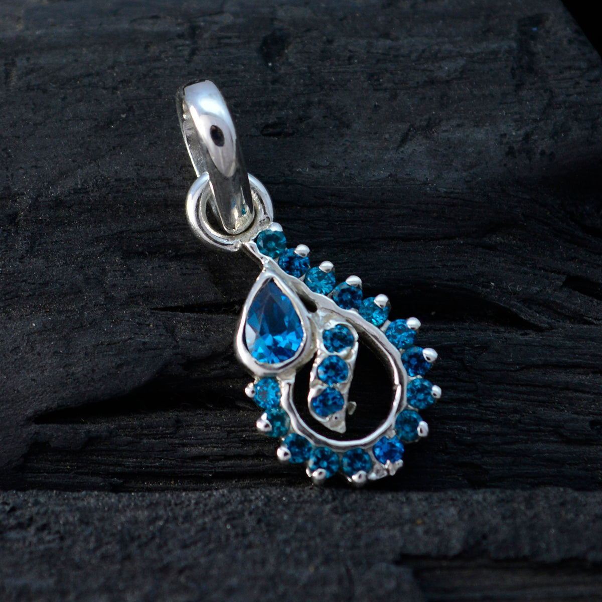 Cubic zirconia Minimalist Indian Silver multiple Kristine Contemporary White Pendant Jewelry