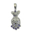 Multi Stone Classic Australian 92.5 Silver multiple multicolor Pendant