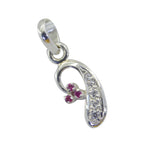 Multi Stone Featherlight Indian Silver multiple Saanvi Graceful multicolor Pendant Jewelry