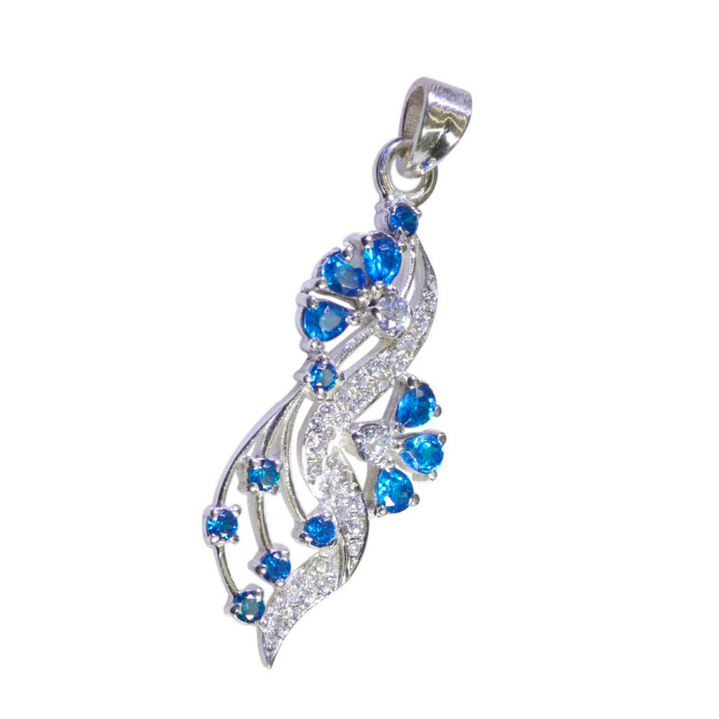 Multi Stone Essential African Sterling Silver multiple Eliza Cocktail multicolor Pendant Jewellery