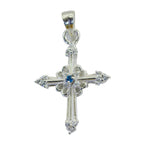 Multi Stone Tiny Indian Silver multiple multicolor Pendant