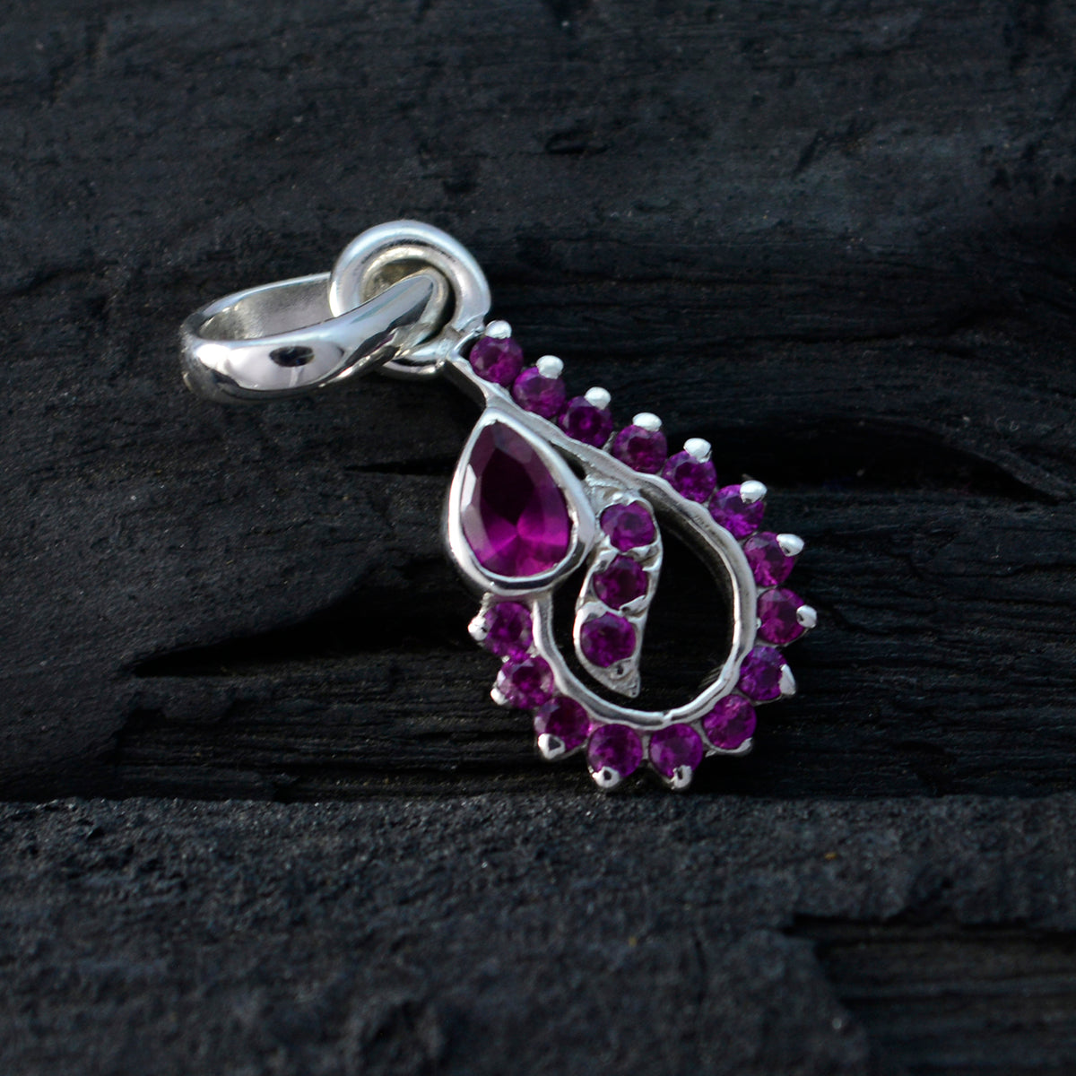 Cubic zirconia Minimalist Australian 92.5 Silver multiple Renata Modern White Pendant Jewellery