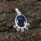 Multi Stone Dainty Latin American 92.5 Silver Hexa Harper wedding multicolor Pendant Jewellery