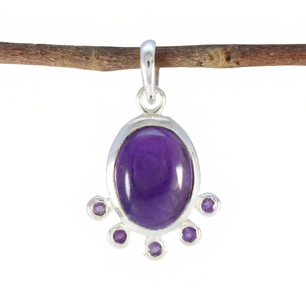 Multi Stone Dainty Latin American 92.5 Silver Hexa multicolor Pendant