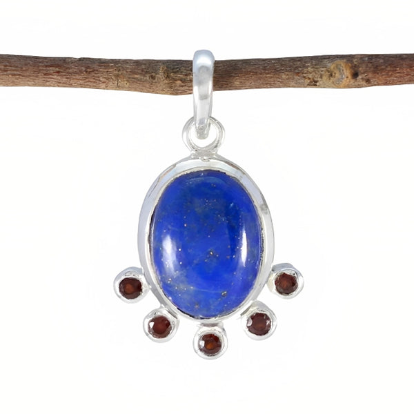 Multi Stone Dainty Mexican 925 Silver Hexa multicolor Pendant