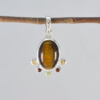 Multi Stone Delicate Mexican Silver Hexa Ella Engagement multicolor Pendant Jewelry