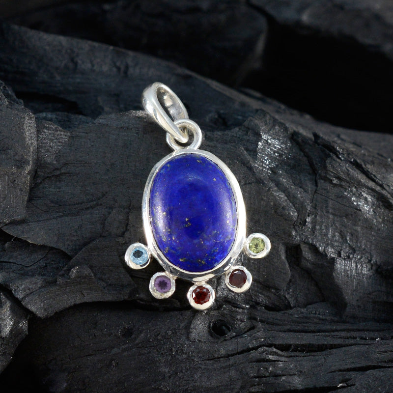 Multi Stone Delicate Latin American Sterling Silver Hexa Ellie wedding multicolor Pendant Jewellery