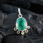 Multi Stone Delicate Russian 925 Silver Hexa Emilia propsel multicolor Pendant Jewelry