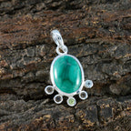 Multi Stone Delicate Russian 925 Silver Hexa Emilia propsel multicolor Pendant Jewelry