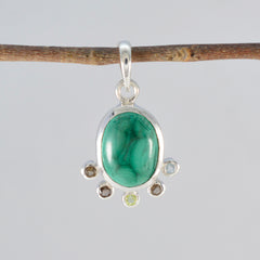 Multi Stone Delicate Russian 925 Silver Hexa Emilia propsel multicolor Pendant Jewelry