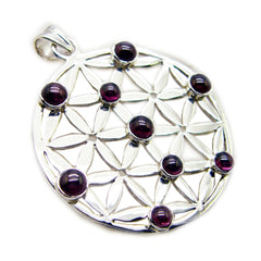 Multi Stone Statement French Silver Navratna multicolor Pendant