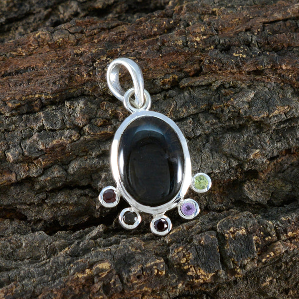 Multi Stone Delicate Russian Sterling Silver Hexa Giulia Glamorous multicolor Pendant Jewellery