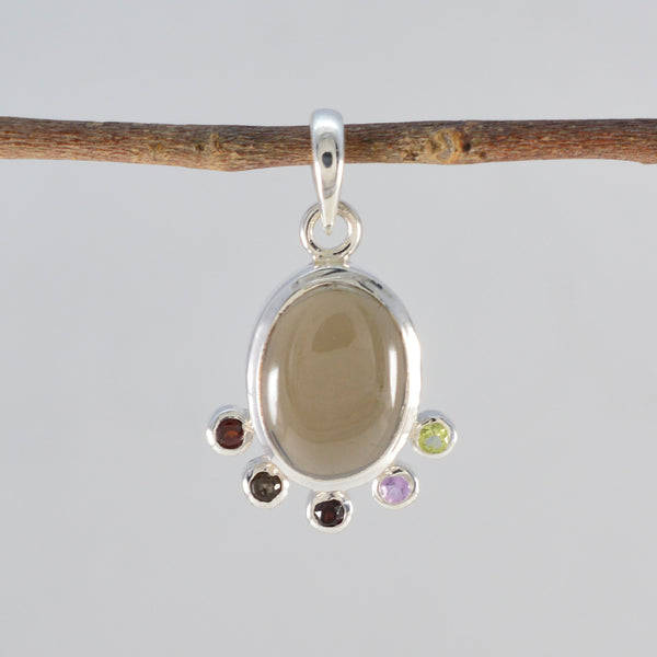 Multi Stone Delicate Russian Sterling Silver Hexa Giulia Glamorous multicolor Pendant Jewellery