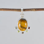 Multi Stone Delicate American Sterling Silver Hexa Hannah Cocktail multicolor Pendant Jewellery