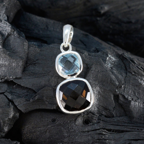 Multi Stone Whisper-thin American Silver Toi et Moi Sarah Eternity multicolor Pendant Jewelry