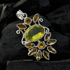 Multi Stone Statement Turkish Silver multiple Ines Glamorous multicolor Pendant Jewelry