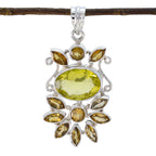 Multi Stone Statement Turkish Silver multiple multicolor Pendant