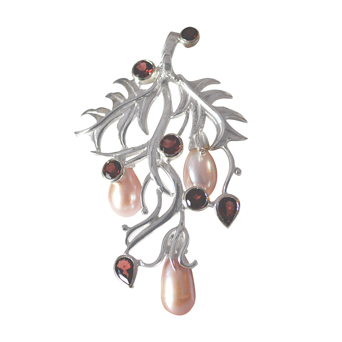 Multi Stone Statement Turkish 92.5 Silver multiple multicolor Pendant