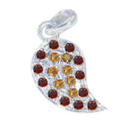 Multi Stone Whisper-thin Middle Eastern 925 Silver multiple Patricia Trendy multicolor Pendant Jewelry