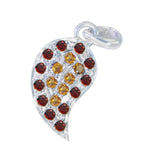 Multi Stone Whisper-thin Middle Eastern 925 Silver multiple Patricia Trendy multicolor Pendant Jewelry