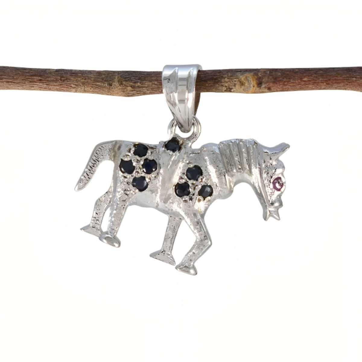 Multi Stone Whisper-thin African Sterling Silver multiple Rosa valentine multicolor Pendant Jewellery