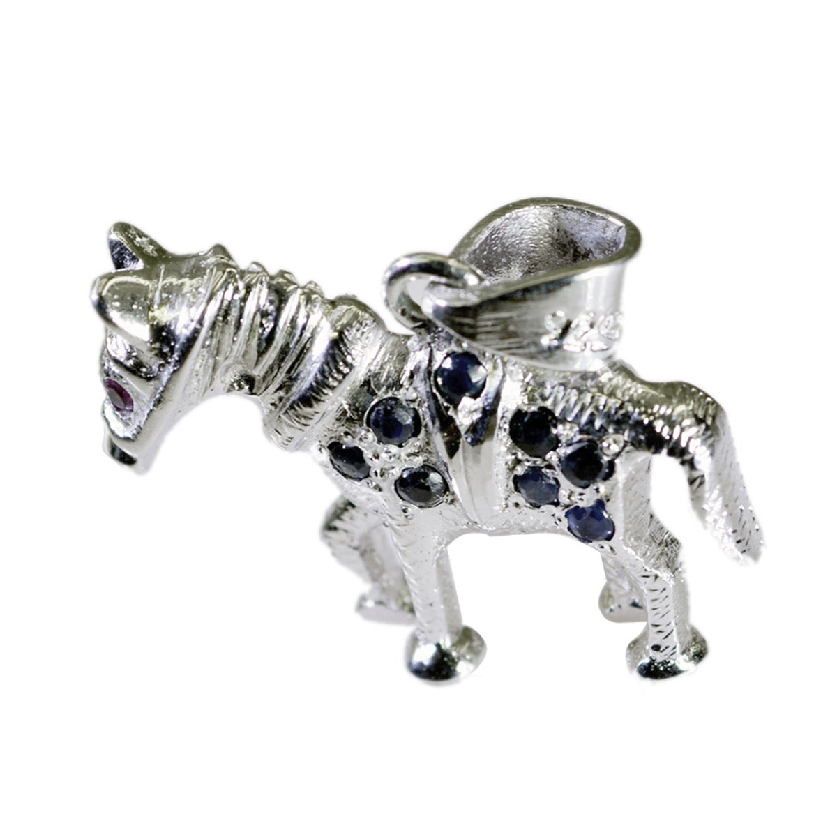 Multi Stone Whisper-thin African Sterling Silver multiple Rosa valentine multicolor Pendant Jewellery