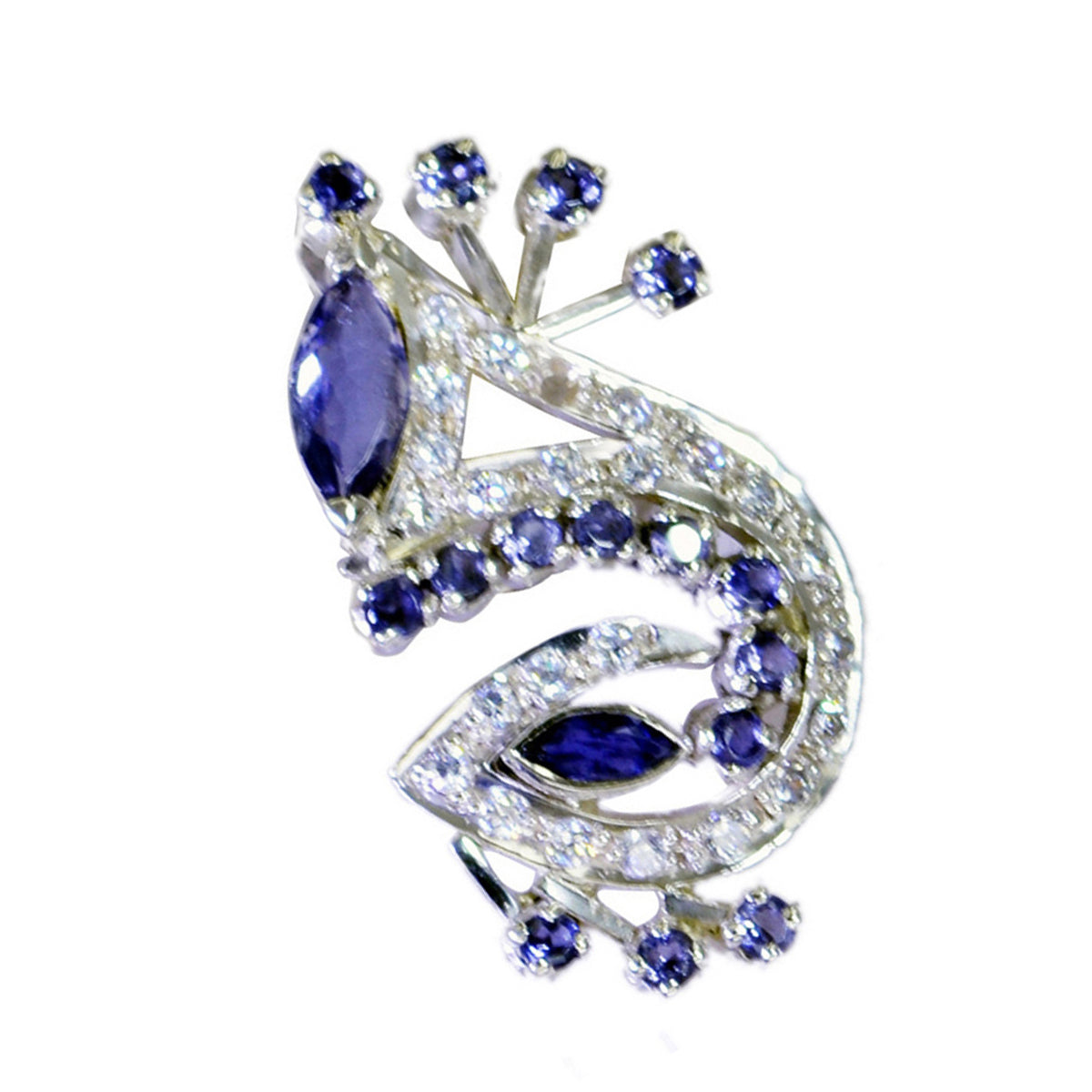 マルチストーン フェザーライト インディアンシルバー マルチ ザラアーマー マルチカラー ペンダント ジュエリー サブ画像