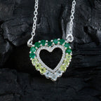 Multi Stone Featherlight Australian Sterling Silver multiple Zoe Bubble multicolor Pendant Jewellery