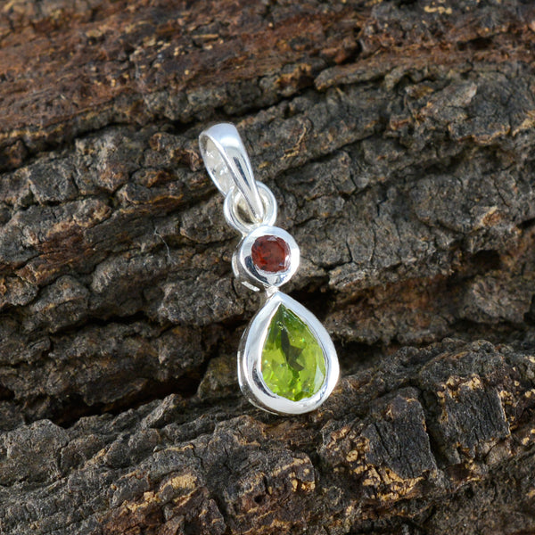 Multi Stone Minimalist Korean Silver Toi et Moi Yuuna Modern multicolor Pendant Jewelry
