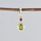 Multi Stone Minimalist Korean Silver Toi et Moi Yuuna Modern multicolor Pendant Jewelry