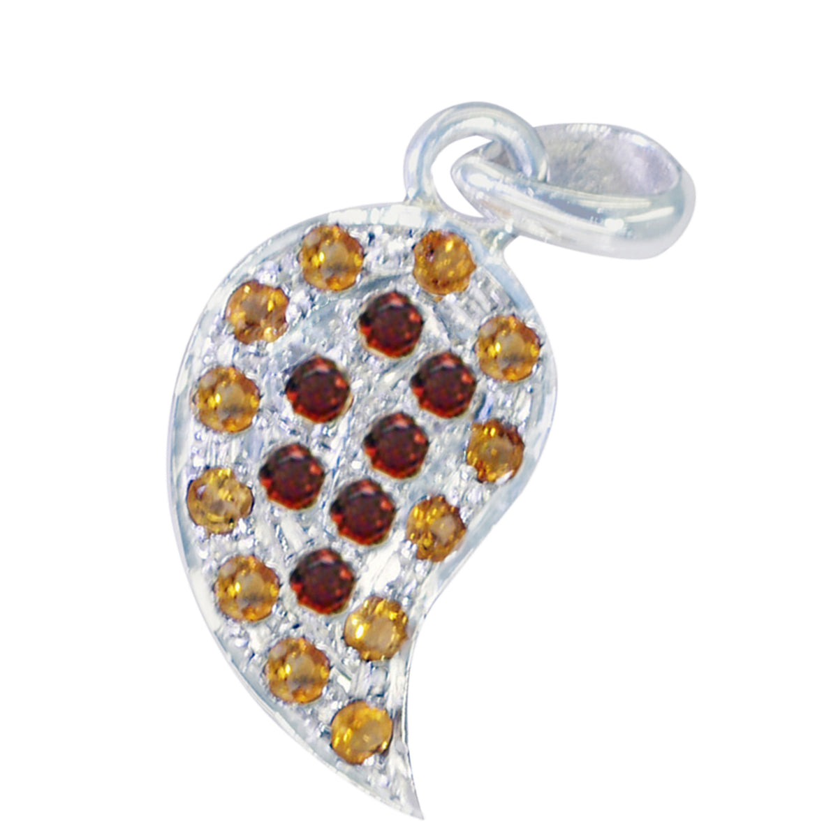 Multi Stone Whisper-thin Indian Silver multiple Ayesha Contemporary multicolor Pendant Jewelry