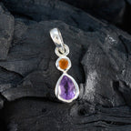 Multi Stone Minimalist Korean Silver Toi et Moi Yunaa Modern multicolor Pendant Jewelry