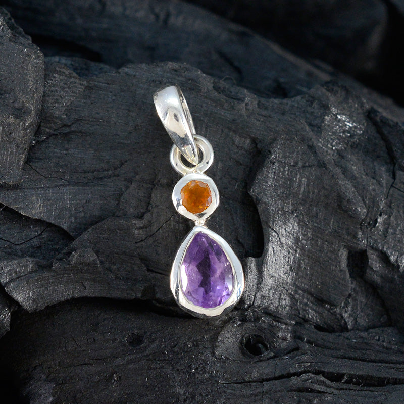 Multi Stone Minimalist Korean Silver Toi et Moi Yunaa Modern multicolor Pendant Jewelry