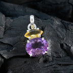 Multi Stone Delicate Moroccan 92.5 Silver Toi et Moi Yasmine Heart multicolor Pendant Jewellery