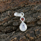 Minimalistische Japanse 92,5 zilveren Toi et Moi Yukia trendy veelkleurige hanger sieraden met meerdere stenen