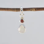 Minimalistische Japanse 92,5 zilveren Toi et Moi Yukia trendy veelkleurige hanger sieraden met meerdere stenen