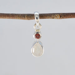 マルチストーン ミニマリスト ジャパニーズ 92.5 シルバー Toi et Moi Yukia トレンディなマルチカラーペンダントジュエリー