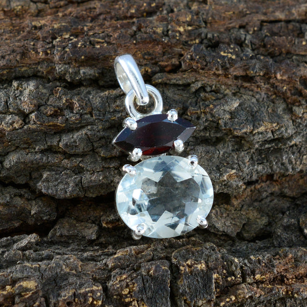 Multi Stone Delicate Latin American Silver Toi et Moi Zoe Love multicolor Pendant Jewelry