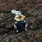 Multi Stone Delicate Russische Sterling Zilveren Toi et Moi Zoey Verlovingshanger met veelkleurige hangers