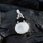 Multi Stone Delicate Moroccan 925 Silver Toi et Moi Yasmin wedding multicolor Pendant Jewelry