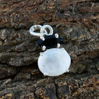 Multi Stone Delicate Moroccan 925 Silver Toi et Moi Yasmin wedding multicolor Pendant Jewelry